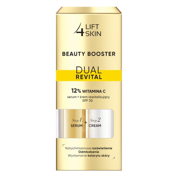 Beauty Booster Dual Revital 12% Witamina C serum + krem rewitalizujący SPF30+ 2x15ml Online Sale