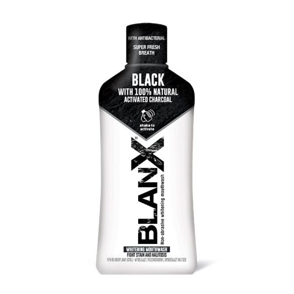 Black Charcoal płyn do płukania ust z aktywnym węglem 500ml on Sale