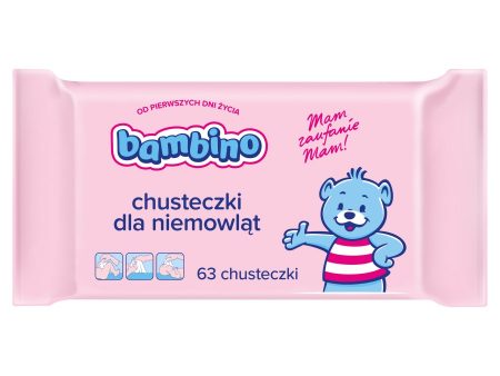 Chusteczki dla niemowląt 63szt. Cheap