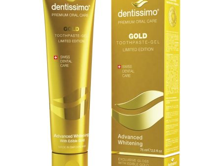 Gold Advanced Whitening Toothpaste wybielająca pasta do zębów z cząsteczkami złota 75ml Online Hot Sale