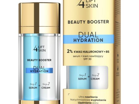 Beauty Booster Dual Hydration 2% Kwas Hialuronowy B5 serum + krem nawilżający SPF30+ 2x15ml Hot on Sale