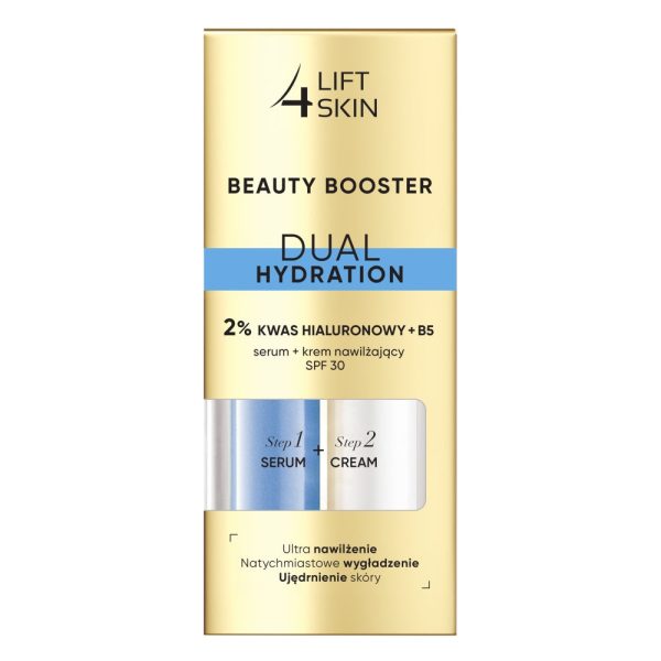 Beauty Booster Dual Hydration 2% Kwas Hialuronowy B5 serum + krem nawilżający SPF30+ 2x15ml Hot on Sale