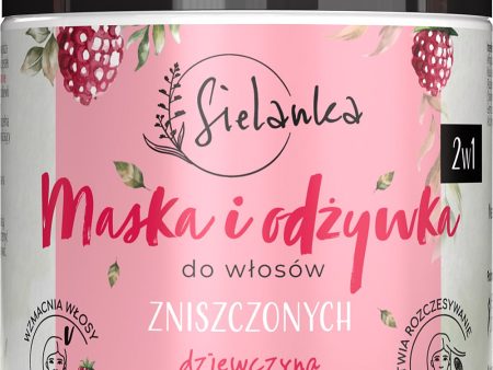 2 w 1 maska i odżywka do włosów zniszczonych Malina 250ml Supply