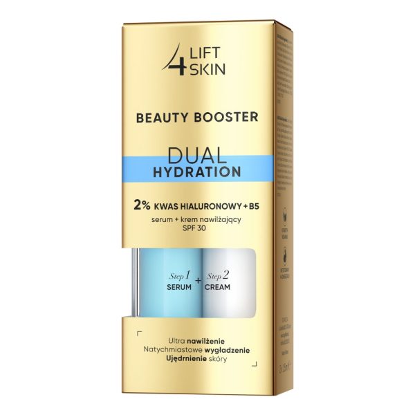 Beauty Booster Dual Hydration 2% Kwas Hialuronowy B5 serum + krem nawilżający SPF30+ 2x15ml Hot on Sale