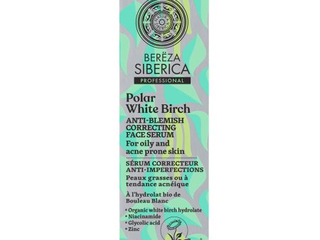 Bereza Siberica wegańskie serum do twarzy przeciwdziałające niedoskonałościom do skóry tłustej oraz z tendencją do powstawania trądziku 30ml Discount