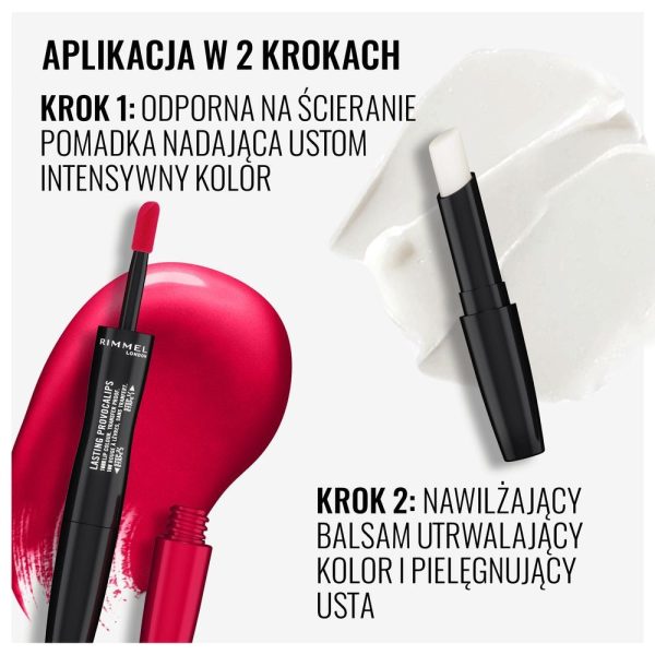 Lasting Provocalips długotrwała pomadka do ust 2w1 500 Kiss The Town Red 6ml Discount