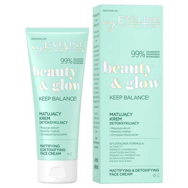 Beauty & Glow matujący krem detoksykujący 75ml Discount