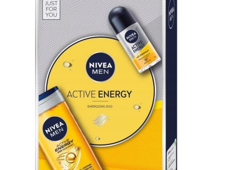 Men Active Energy zestaw żel pod prysznic 250ml + antyperspirant roll-on 50ml Supply