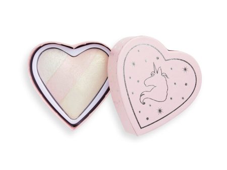 I Heart Revolution Unicorn Heart Glow Highlighter rozświetlacz do twarzy 10g For Sale