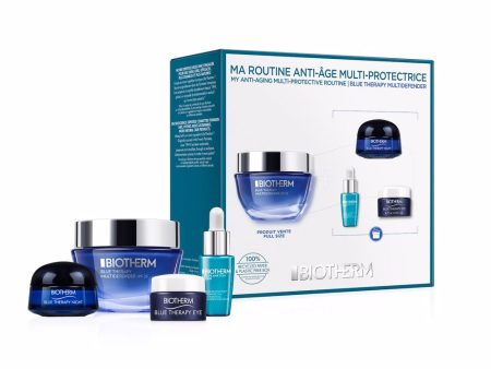 Anti-Aging Multi-Protective Routine Set zestaw Blue Therapy Multidefender SPF25 50ml + Blue Therapy Night 15ml + Blue Therapy Eye 5ml + Life Plankton Regeneration Serum Elixir 7ml For Cheap