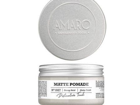 Matte Pomade mocno utrwalająca pomada matująca do stylizacji włosów Strong Hold 100ml Hot on Sale