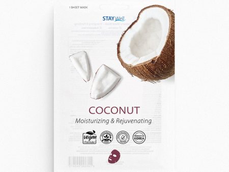 Climate Neutral Face Mask nawilżająca i ujędrniająca maska na twarz w płachcie Coconut 23g Online Hot Sale