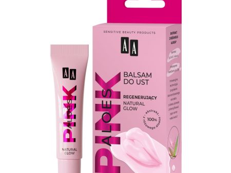 Aloes Pink regenerujący balsam do ust Natural Glow 10g Sale