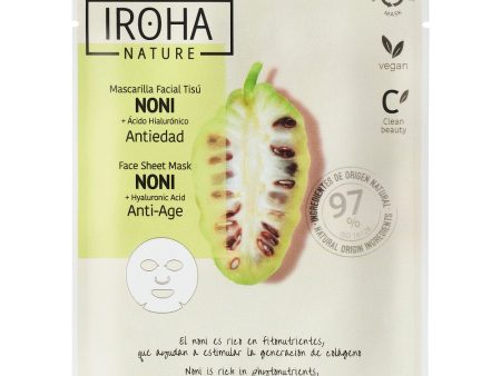 Anti-Age Face Sheet Mask Noni + Hyaluronic Acid przeciwstarzeniowa maska w płachcie z morwą indyjską i kwasem hialuronowym 20ml on Sale