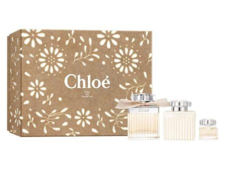 Chloe zestaw woda perfumowana spray 75ml + balsam do ciała 100ml + miniatura wody perfumowanej 5ml Online Sale