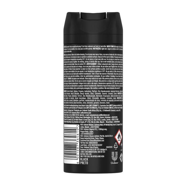 Black dezodorant dla mężczyzn spray 150ml Online