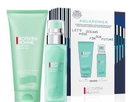 Homme Aquapower zestaw żel pod prysznic 200ml + nawilżający żel do twarzy 75ml Hot on Sale