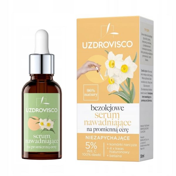 Bezolejowe serum nawadniające na promienną cerę 30ml Online Hot Sale