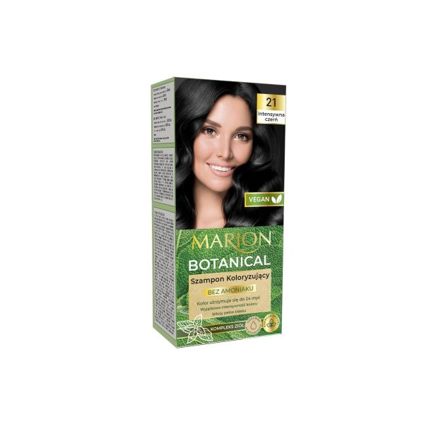 Botanical szampon koloryzujący bez amoniaku 21 Intensywna Czerń 90ml Online Hot Sale