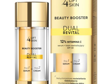 Beauty Booster Dual Revital 12% Witamina C serum + krem rewitalizujący SPF30+ 2x15ml Online Sale