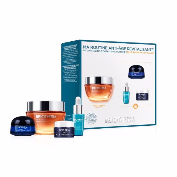 Anti-Aging Revitalizing Routine Set zestaw Blue Therapy Revitalize Day 50ml + Blue Therapy Revitalize Night 15ml + Blue Therapy Revitalize Eye 5ml + Life Plankton Regeneration Serum Elixir 7ml on Sale