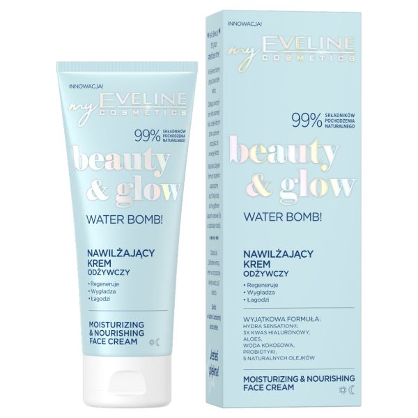 Beauty & Glow nawilżający krem odżywczy 75ml For Sale