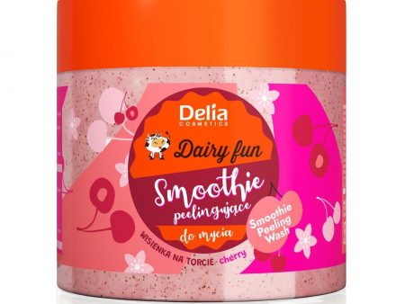 Dairy Fun peelingujące smoothie do mycia ciała Wisienka na Torcie 350ml Discount