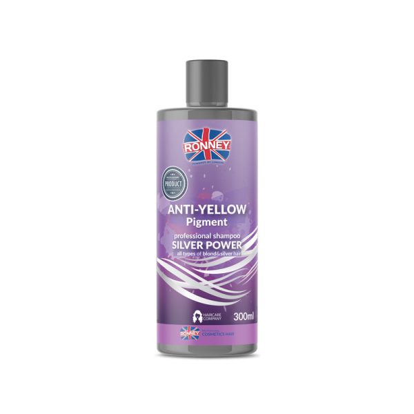 Anti-Yellow Silver Power Professional Shampoo szampon do włosów blond rozjaśnianych i siwych 300ml Fashion