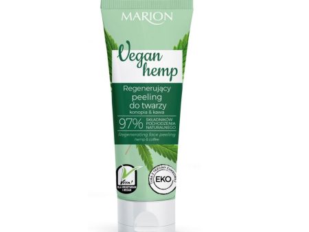 Vegan Hemp regenerujący peeling do twarzy Konopia&Kawa 75ml For Discount