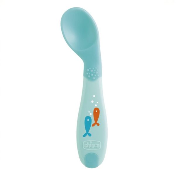 Baby s First Spoon pierwsza łyżeczka 8m+ Niebieska For Sale