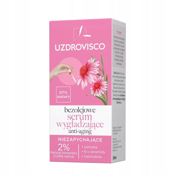 Bezolejowe serum wygładzające anti-aging 30ml Online now