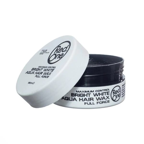 Aqua Hair Gel Wax Full Force wosk do włosów Bright White 150ml Online Sale