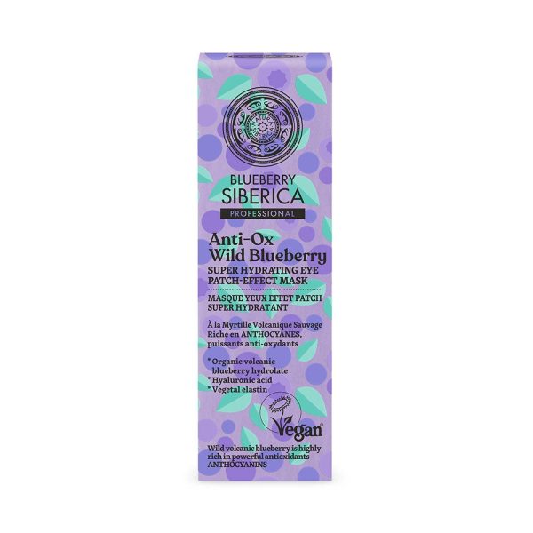 Blueberry Siberica wegańska supernawilżająca maska pod oczy 30ml Hot on Sale