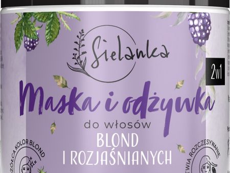 2 w 1 maska i odżywka do włosów blond i rozjaśnianych Leśna Jeżyna 250ml For Cheap