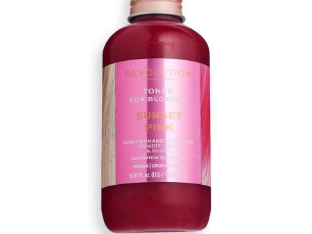 Hair Tones For Blondes balsam koloryzujący do włosów blond Sunset Pink 150ml Supply