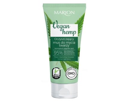 Vegan Hemp oczyszczający mus do mycia twarzy Konopia&Jagoda Goji 150ml Online Hot Sale